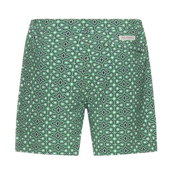 Fair Harbor Men’s The Sextant Trunk in Green Sheri Size: 36 - Picture 3 of 6